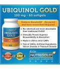 Ubiquinol GOLD, 100 mg, 60 Softgels - Kaneka QH Ubiquinol CoQ10