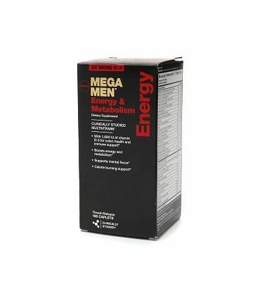 GNC Mega Men Energy & Metabolism 180 Caplets