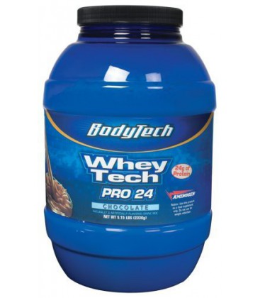 BodyTech - Whey Tech Pro 24 Chocolate, 5.15 lb powder