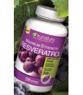 TruNature Resveratrol Maximum Strength with red Wine Extract-250mg -120 Softgels