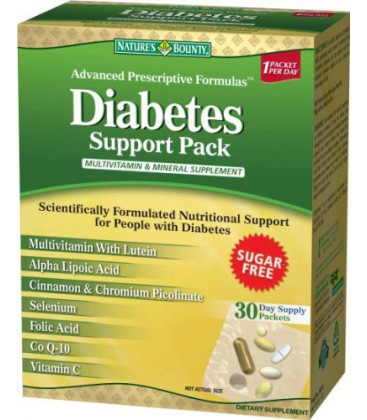 Nature's Bounty Diabetes Support Pack, 30-Count