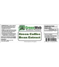 Green Web brand Green Coffee Bean Extract, 90 capsules, 500mg, Pure Green Coffee Extract