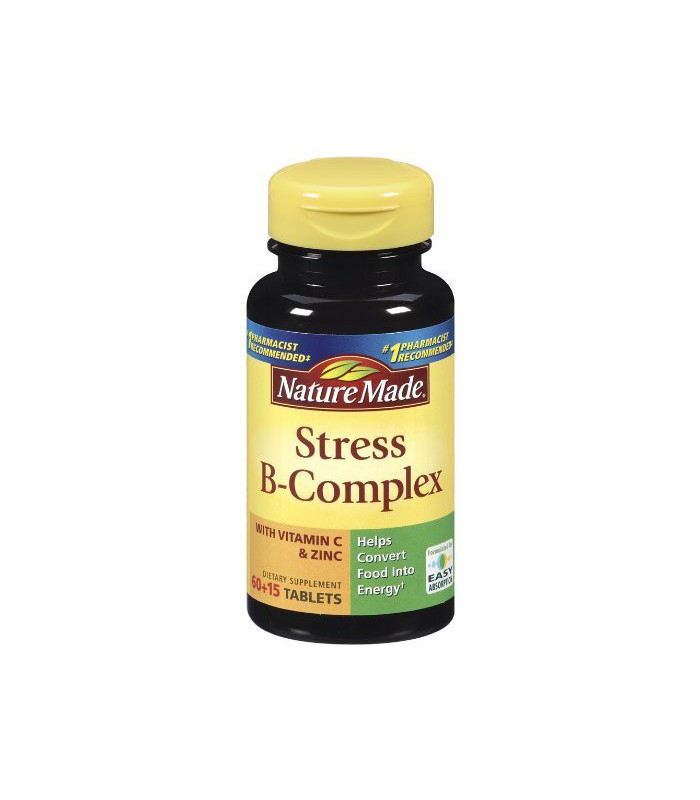 Nature Made Stress B Complex With Zinc Tablets, 75 Count