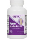 Deva Vegan Vitamins Calcium, Magnesium Plus 90 Tablets (Pack of 2)