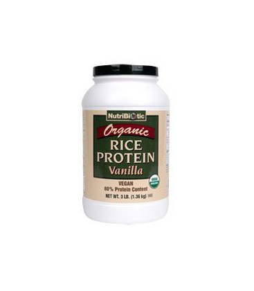 Organic Rice Protein Vanilla - 3 lbs - Powder