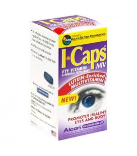 Alcon ICaps Multivitamin Eye Vitamin & Mineral Support, Coated Tablets , 100 tablets