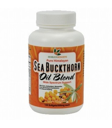 Sea Buckthorn Oil Blend, Omega-7 Complete, 120-Softgels