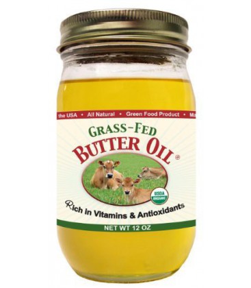 High Vitamin Butter Oil (Grass fed & Organic) 12 Oz