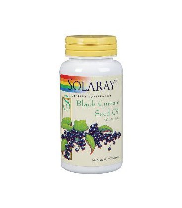 Solaray - Black Currant Seed Oil, 600 mg, 90 softgels