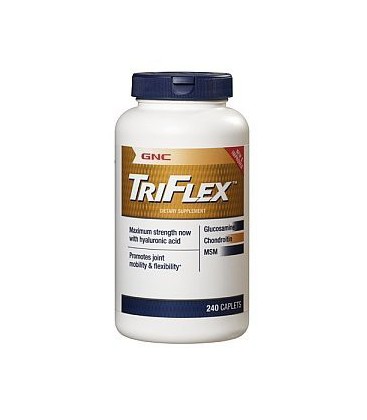 GNC TriFlex-Glucosamine, Chondroitin, MSM, 240 Caplets NEW