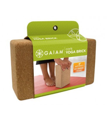 Gaiam Cork Yoga Brick