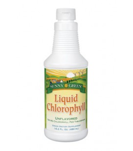 Sunny Green Liquid Chlorophyll, Unflavored, 16.2-Ounce