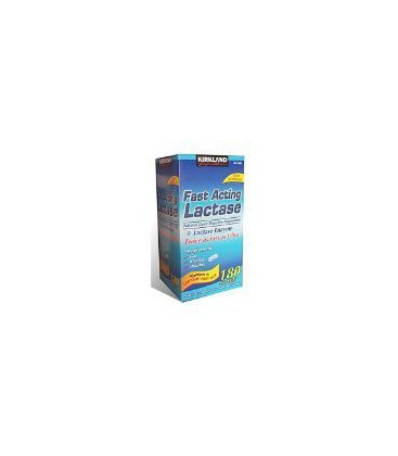 Kirkland Signature Fast Acting Lactase, Compare to Lactaid Fast Act (4 Pack) 720 Caplets