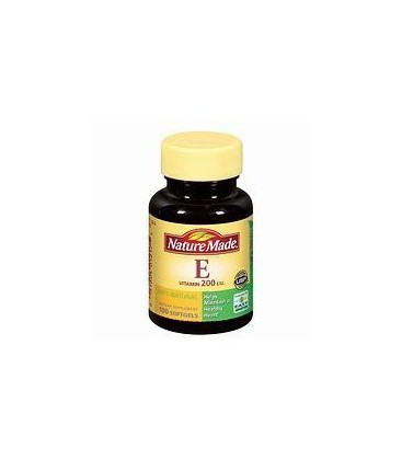 Nature Made Vitamin E 200IU, 100 Softgels (Pack of 3)