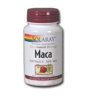 Solaray - Maca Extract, 300mg, 60 capsules