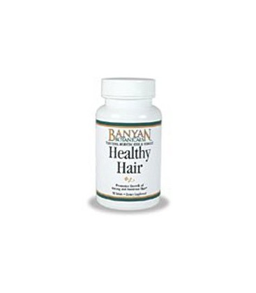 Healthy Hair - Promotes Growth of Strong & Lustrous Hair, 90 tabs,(Banyan Botanicals)