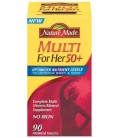 Nature Made Multi For Her 50+ Multiple Vitamin and Mineral, 90 Tablets (Pack of 3)