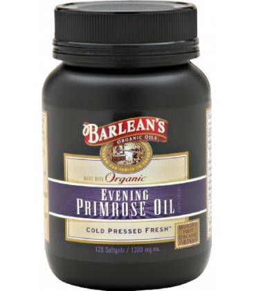 Barlean's Organic Oils Organic Evening Primrose Oil Softgels, 60-Count Bottle