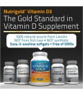 Vitamin D3 GOLD - 1000 IU, 360 Softgels (GMO-free, Preservative-free, USP Grade Vitamin D from natural source)