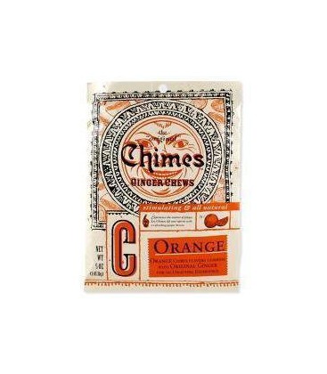 Orange Ginger Chews Bag 5oz candies by Chimes