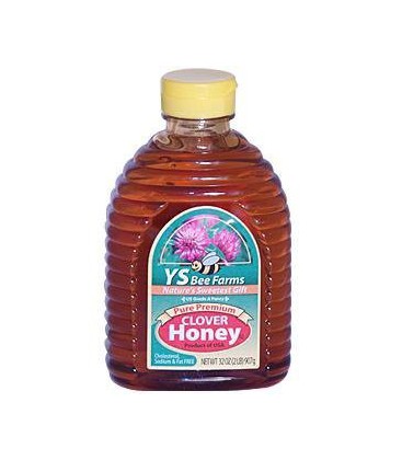 YS Organic Bee Farms - Clover Honey Pure Premium - 32 oz.