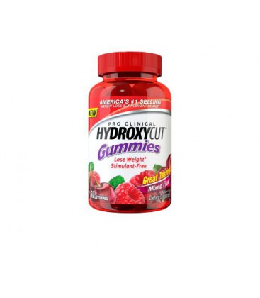 Hydroxycut Pro Clinical Gummies, 60 Weightloss Gummies, 30 servings Per Bottle