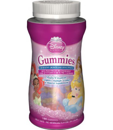 Disney Princess Multi Vitamin Gummies, 180-Count