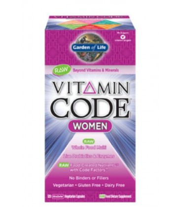 Garden of Life Vitamin Code Women's Multi 120 CNT CAP, Box