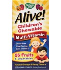 Nature's Way Alive Children's Multi-Vitamin Chewableable Tablets, 120 Count