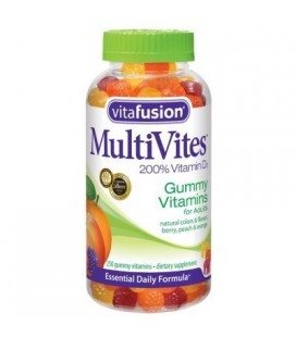 VitaFusion Multi Vites Gummy Vitamins - Berry, Peach, Orange - 250 Gummies