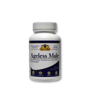 New Vitality Ageless Male Testosterone Booster Tablets, 60 Counts