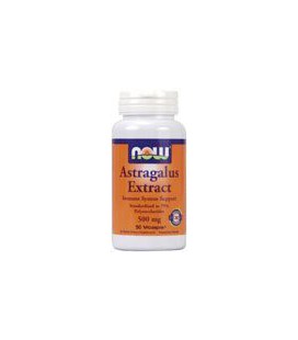 Now Foods Astragalus 70% Extractract 500mg, Veg-capsules, 90-Count