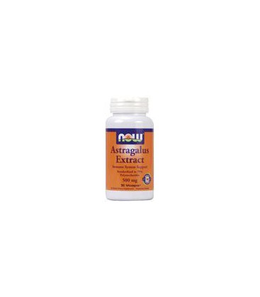 Now Foods Astragalus 70% Extractract 500mg, Veg-capsules, 90-Count