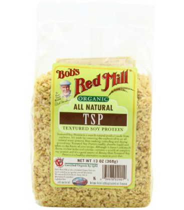 Bob's Red Mill Organic TSP (Textured Soy Protein), 13-Ounce Bags (Pack of 4)