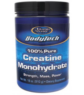 BodyTech - Creatine Monohydrate 100% Pure, 5 gm, 18 oz powder