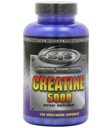 STS Creatine 5000, 180 Vegetarian Capsules