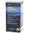 GNC Triple Strength Fish Oil 1500 mg, 120 Soft Gels