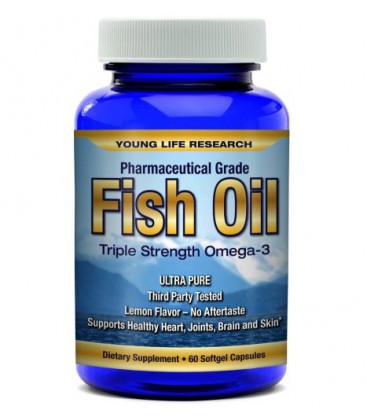 Fish Oil - Premium Pharmaceutical Grade Omega 3 Triple Strength Nutritional Supplements