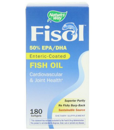 Nature's Way Fisol Fish Oil, 180 Softgels