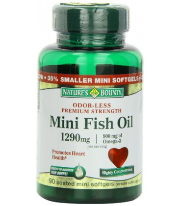 Nature's Bounty Mini Fish Oil, 90 Count