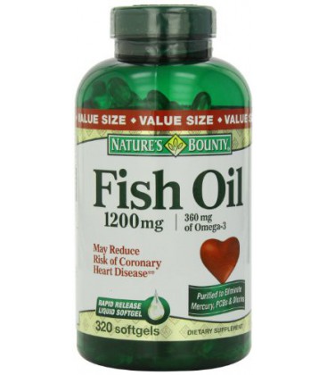 Nature's Bounty Fish Oil 1200mg Softgels (value Size), 320-Count