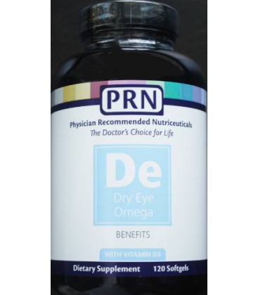 Physician Recommended Nutriceuticals PRN Omega Benefits Fish Oil 120 Softgels