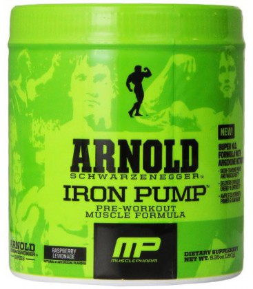 Muscle Pharm Arnold Schwarzenegger Series Iron Pump, Raspberry Lemonade, 30 servings, 6.35oz