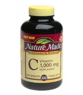 Nature Made Vitamin C 1000mg, 300 Tablets