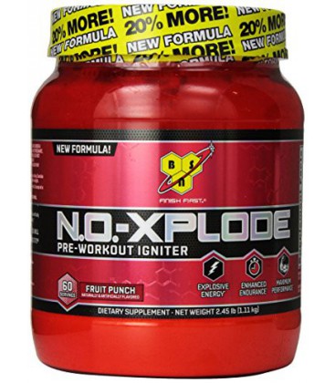 BSN N.O.-XPLODE - Fruit Punch, 2.45 lb (60 servings)