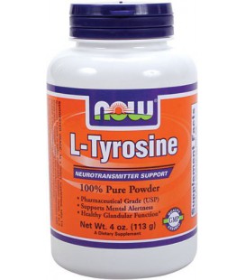 NOW Foods Tyrosine Pure Powder, 4 ounce