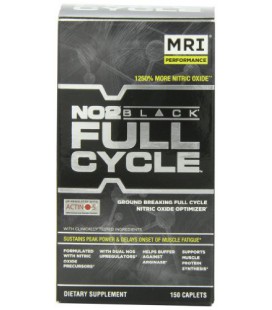 MRI NO2 Black Full Cycle Nutritional-Supplement, 150 Count