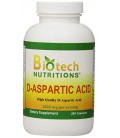 Biotech Nutritions D-Aspartic Acid Dietary Supplement, 3000 mg., 200 Count