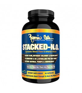 Ronnie Coleman Signature Series, Stacked-N.O. Natural Pumps and Extreme Vascularity, 90 Capsule