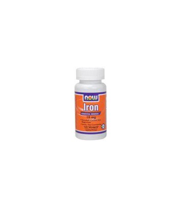 Now Foods Iron 18mg Ferrochel, Veg-capsules, 120-Count